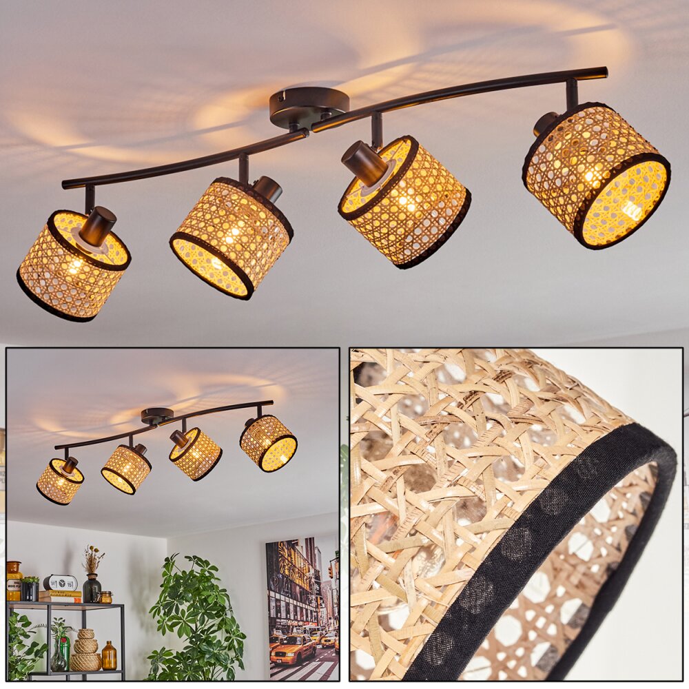Ramila Deckenleuchte Schwarz, 4-flammig main product photo