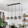 Oravi Pendelleuchte 20cm Schwarz, 4-flammig