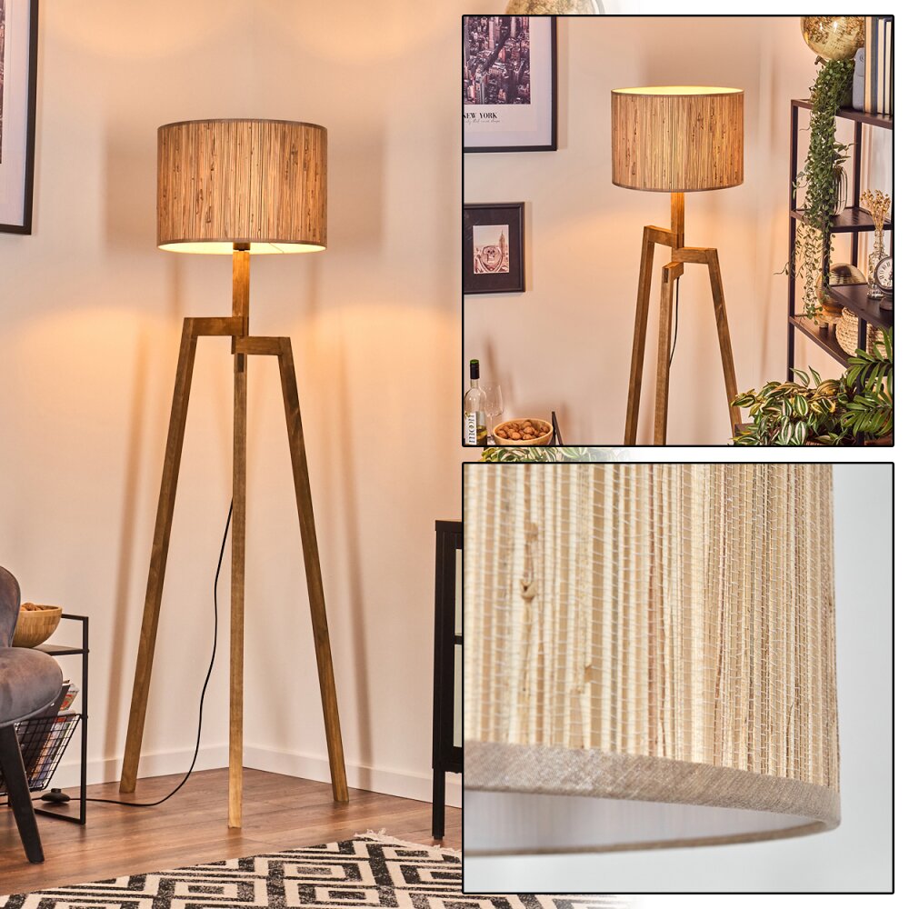 Bongal Stehleuchte Naturfarben, 1-flammig main product photo