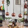 Koyoto Pendelleuchte Glas 15 cm Kupferfarben, 3-flammig