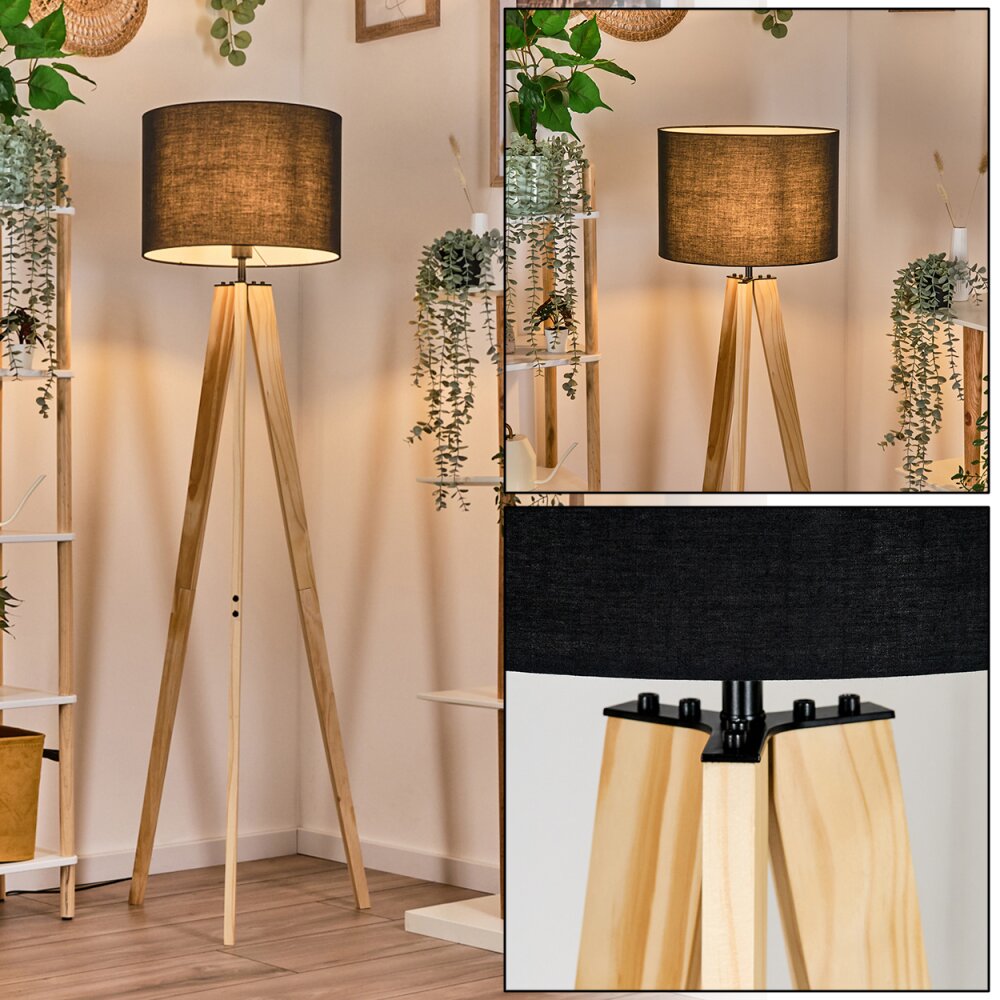 Bassagoda Stehleuchte Naturfarben, 1-flammig main product photo