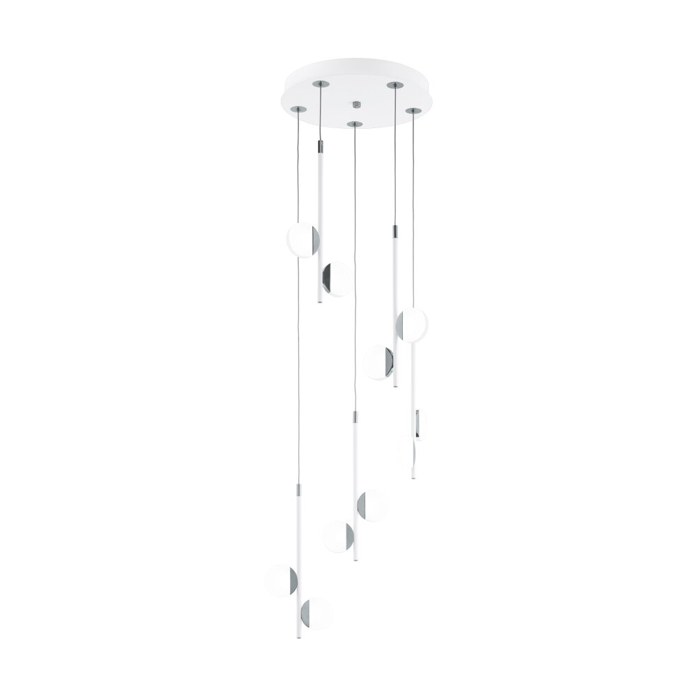 Eglo OLINDRA Hängeleuchte LED Weiß, 10-flammig main product photo