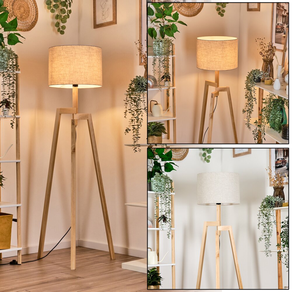 Bassagoda Stehleuchte Naturfarben, 1-flammig main product photo