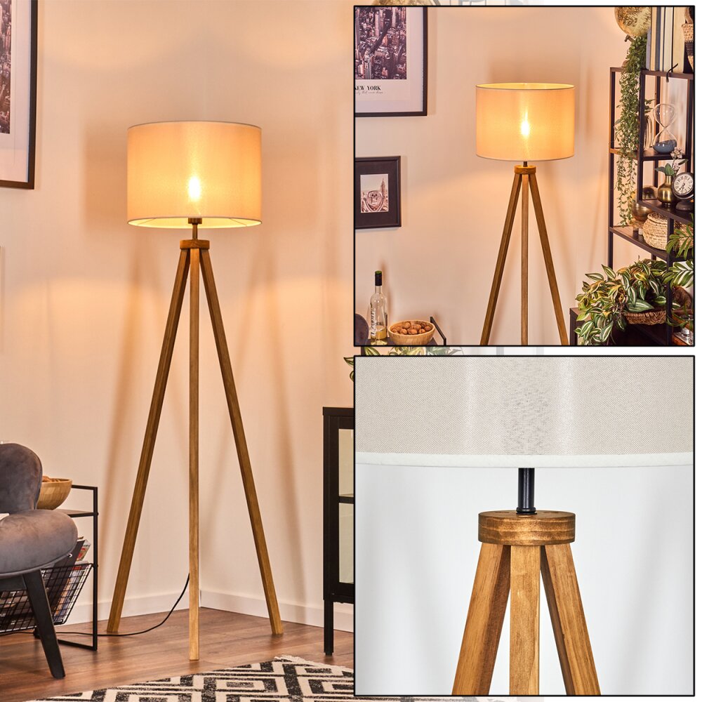 Bassagoda Stehleuchte Naturfarben, 1-flammig main product photo