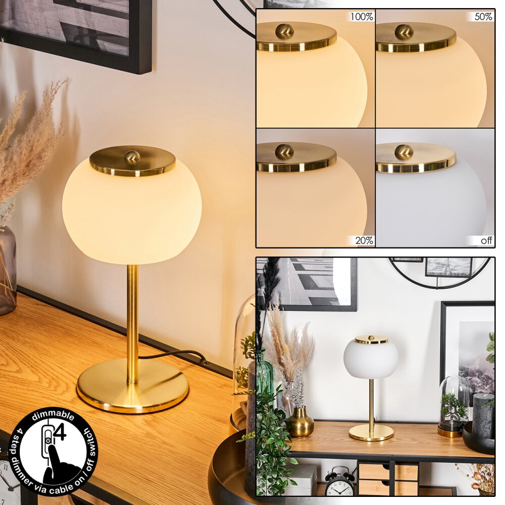 Izenave Tischleuchte Gold, 1-flammig main product photo