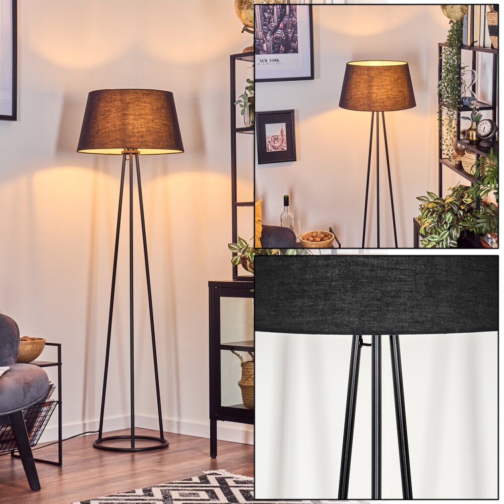 Bassagoda Stehleuchte 45 cm Schwarz, Weiß, 1-flammig main product photo