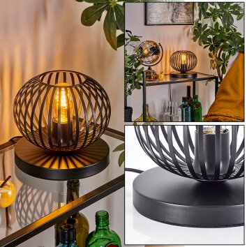 Oravi Tischleuchte 20cm Schwarz, 1-flammig