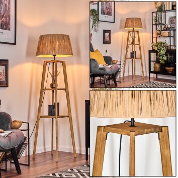 Granja Stehleuchte 45 cm Naturfarben, 1-flammig