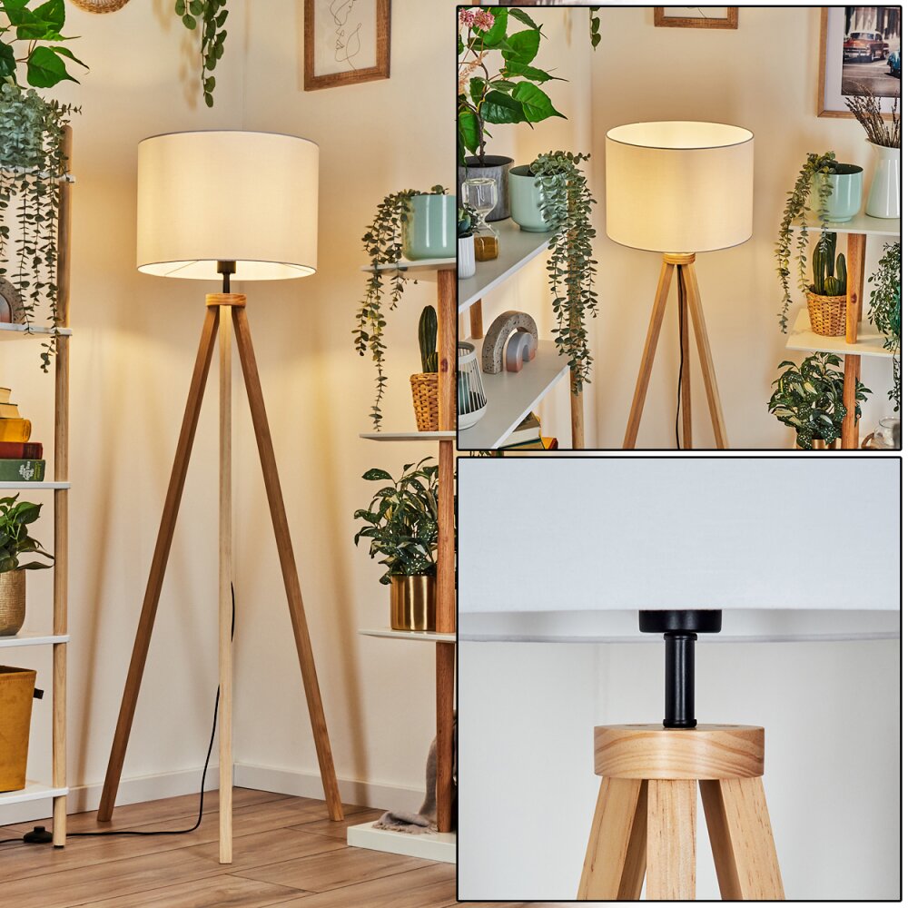 Bassagoda Stehleuchte Naturfarben, 1-flammig main product photo