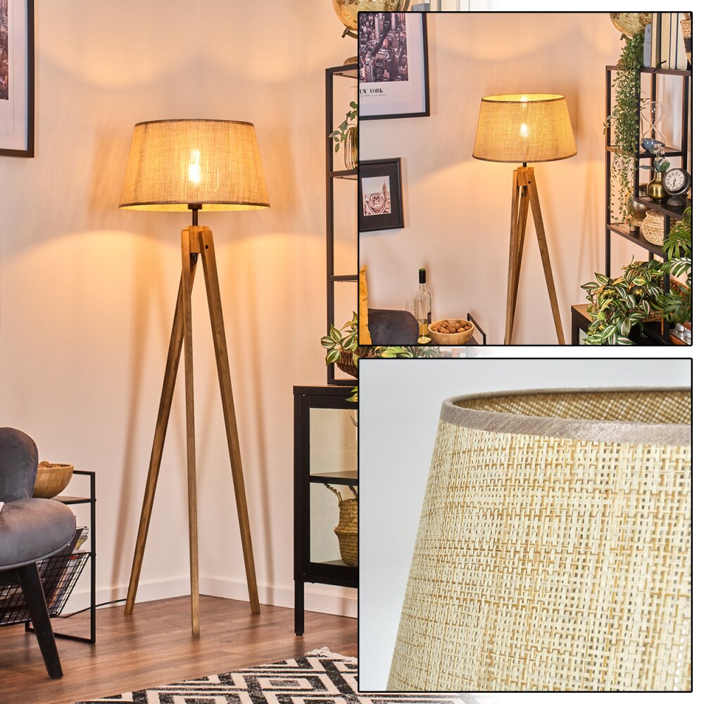 Sabadim Stehleuchte 45 cm Naturfarben, 1-flammig main product photo