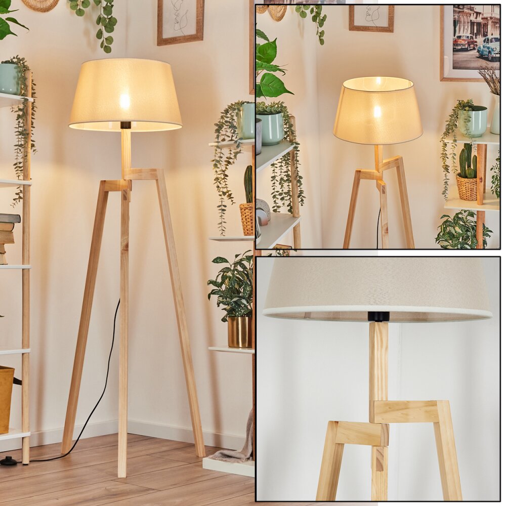 Bassagoda Stehleuchte 45 cm Naturfarben, 1-flammig main product photo