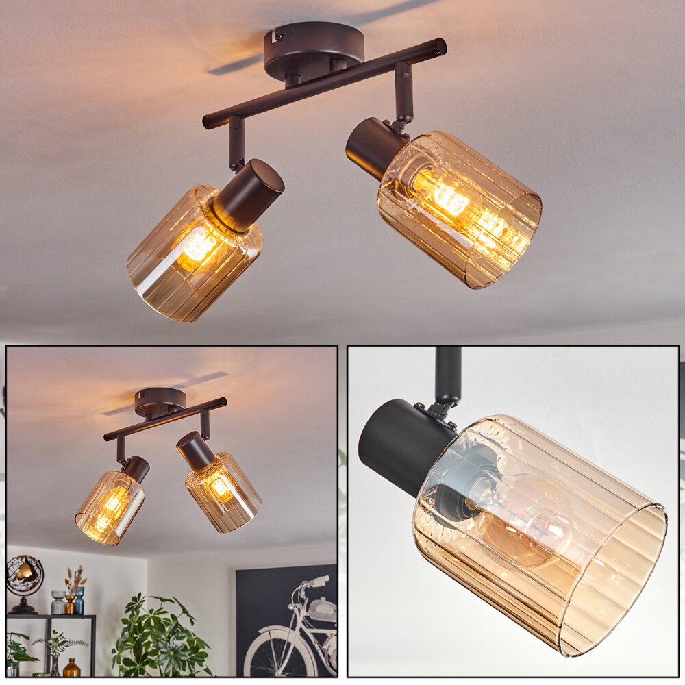 Aggebu Deckenleuchte Schwarz, 2-flammig main product photo