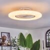 Benesal Deckenventilator Weiß, 1-flammig, Fernbedienung