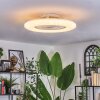 Benesal Deckenventilator Weiß, 1-flammig, Fernbedienung