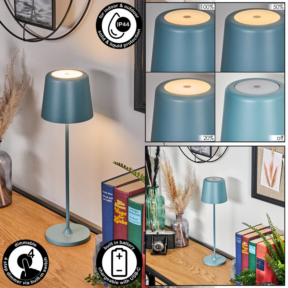 Belece Tischleuchte LED Blau, 1-flammig main product photo