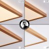 Storselet Deckenpanele LED Gold, 1-flammig