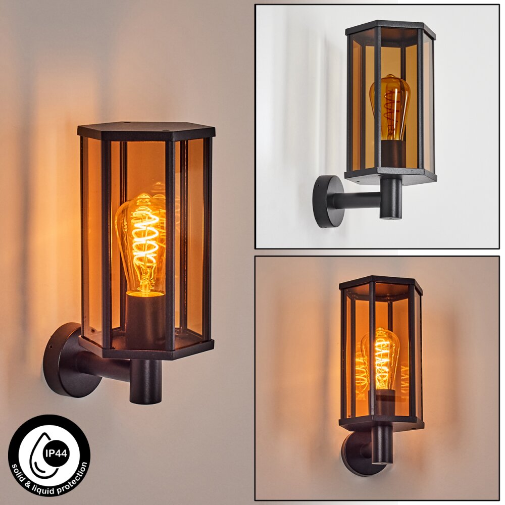 Monfanim Aussenwandleuchte Schwarz, 1-flammig main product photo