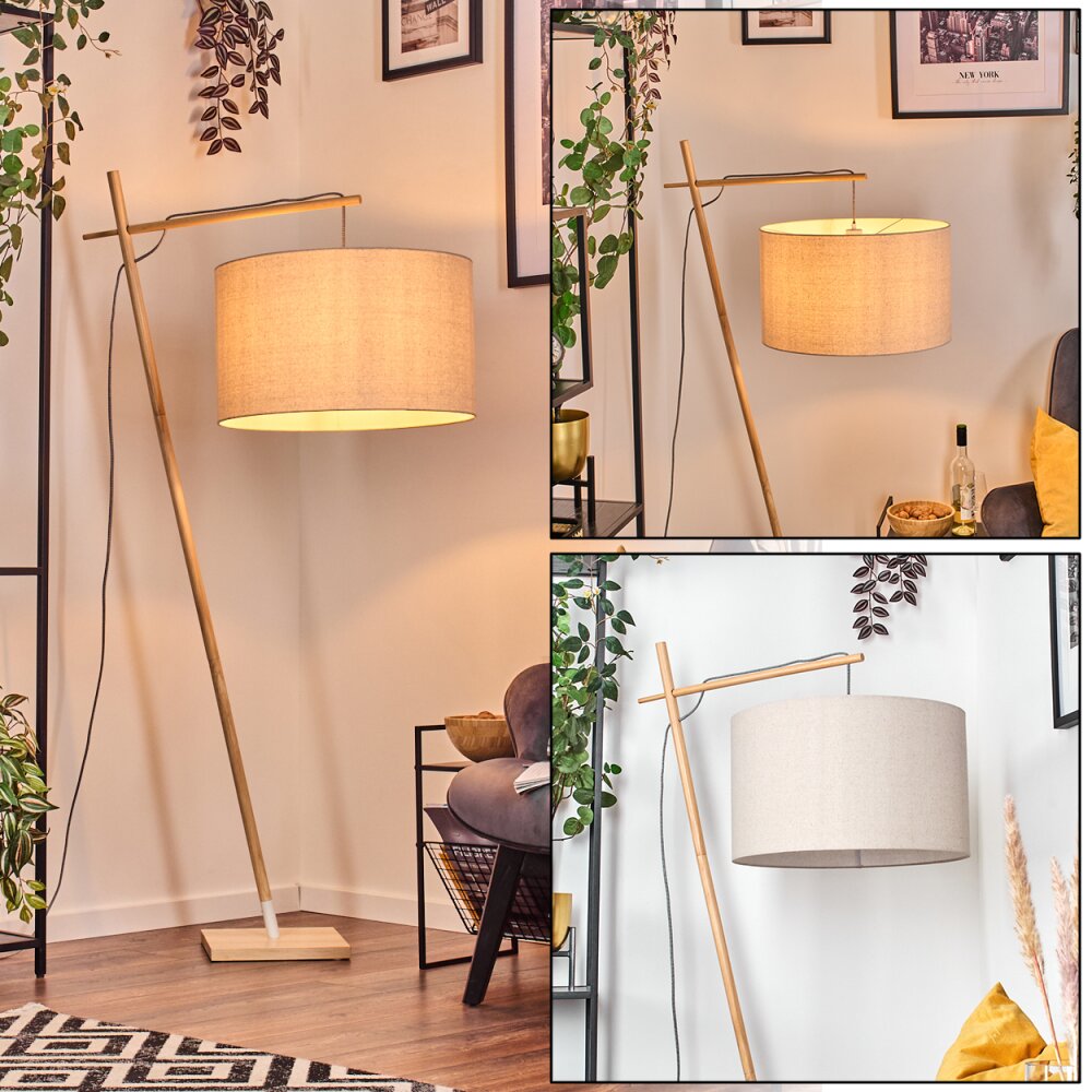 Flemming Stehleuchte Naturfarben, 1-flammig main product photo