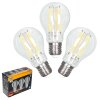 LED Leuchtmittel E27 2700 Kelvin 6,5 Watt 810 Lumen 3-er