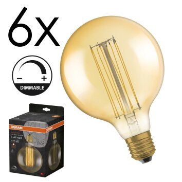 LED E27 6er Set 5,8 Watt 2200 Kelvin 470 Lumen