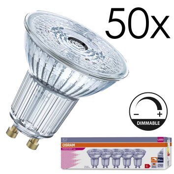 LED GU10 50er Set 3,4 Watt 2700 Kelvin 230 Lumen