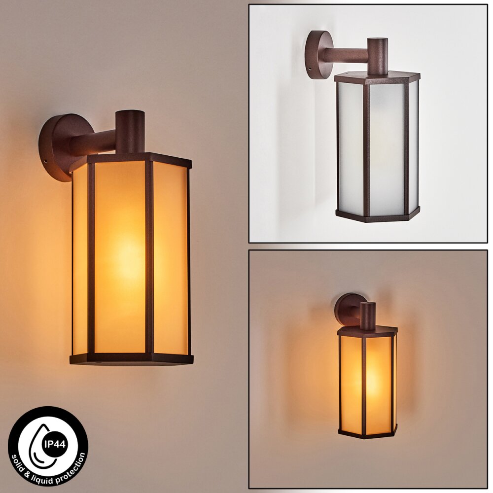 Monfanim Außenwandleuchte Rostfarben, 1-flammig main product photo