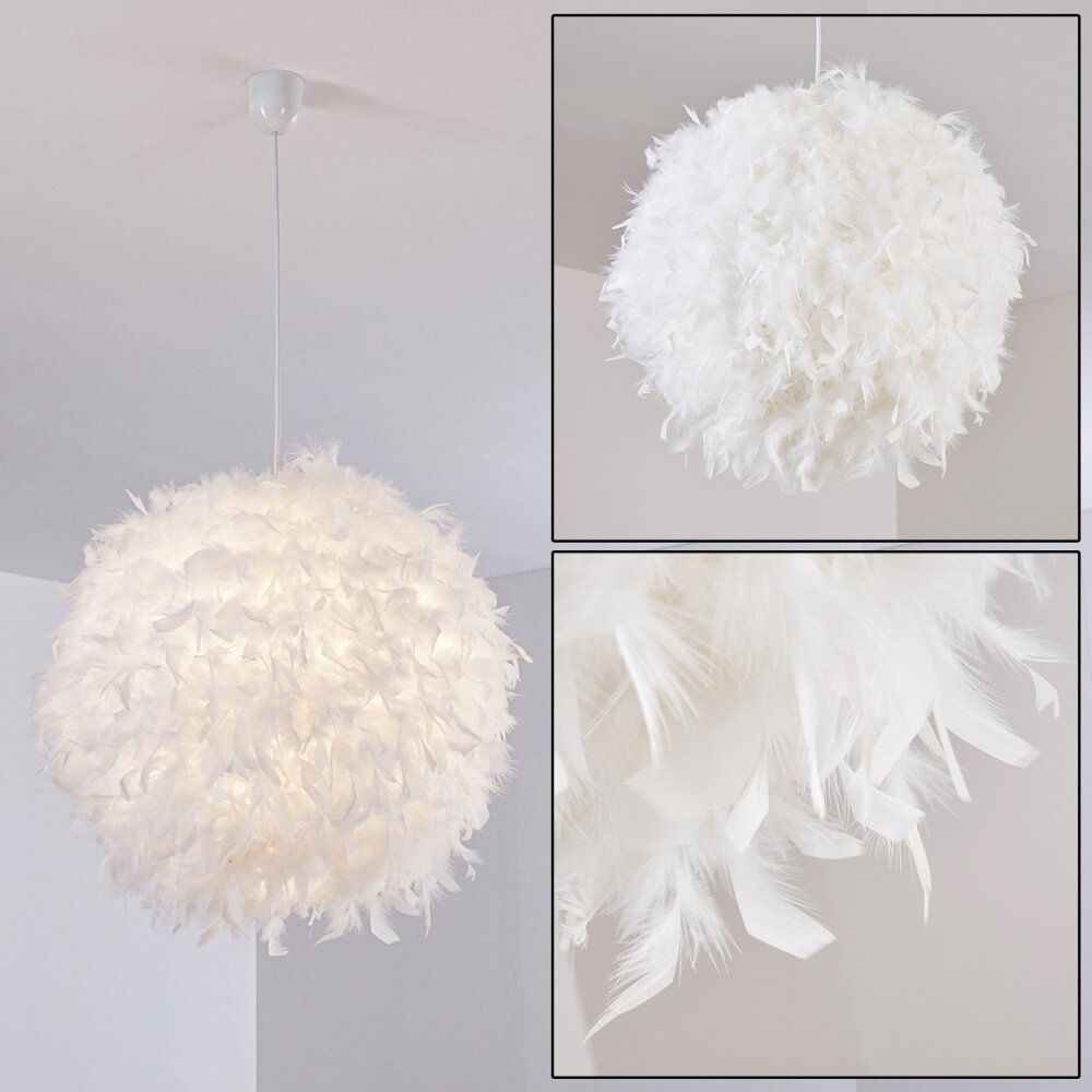 Pendelleuchte Skaulo Weiß, 1-flammig main product photo