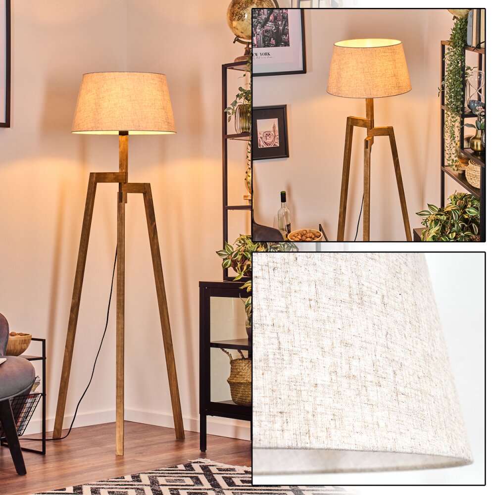 Bassagoda Stehleuchte 45 cm Naturfarben, 1-flammig main product photo