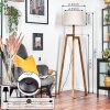 Bassagoda Stehleuchte 45 cm Naturfarben, 1-flammig