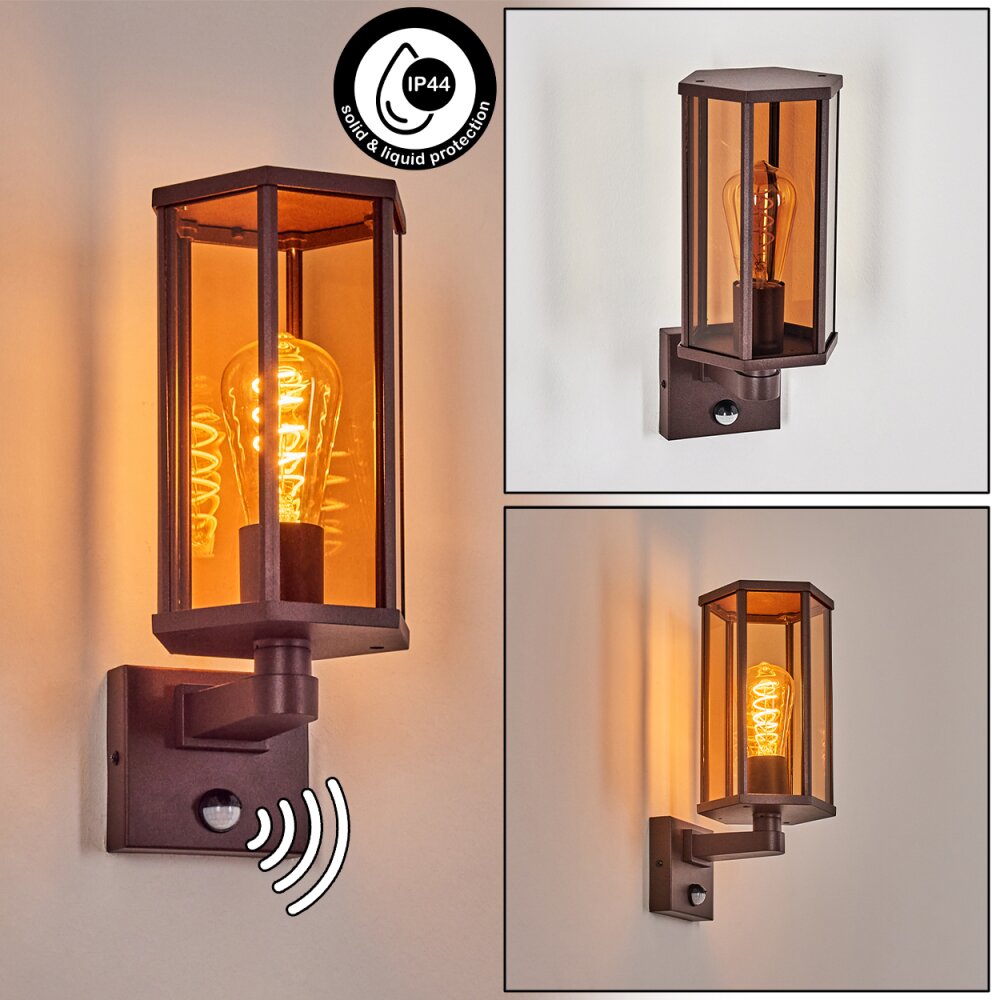 Monfanim Außenwandleuchte Rostfarben, 1-flammig main product photo