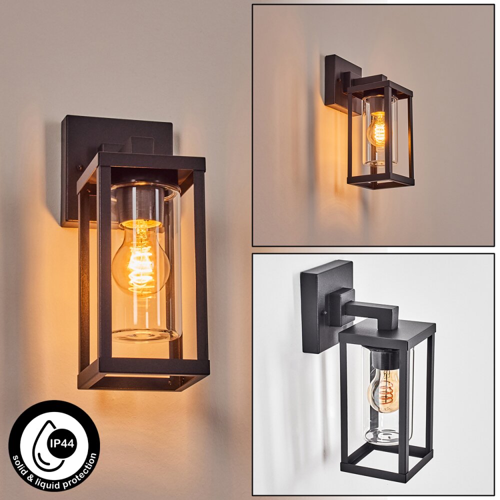 Avete Außenwandleuchte Schwarz, 1-flammig main product photo