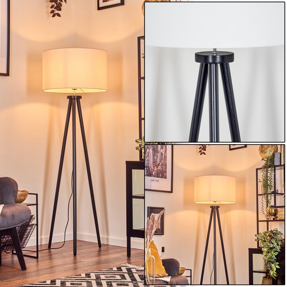 Flemming Stehleuchte Schwarz, 1-flammig main product photo