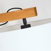 Bassagoda Stehleuchte 35 cm Naturfarben, Schwarz, 1-flammig