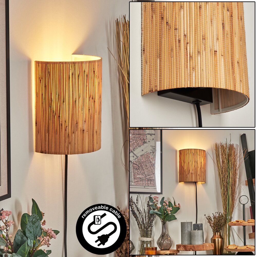 Viadores Wandleuchte Schwarz, 1-flammig main product photo