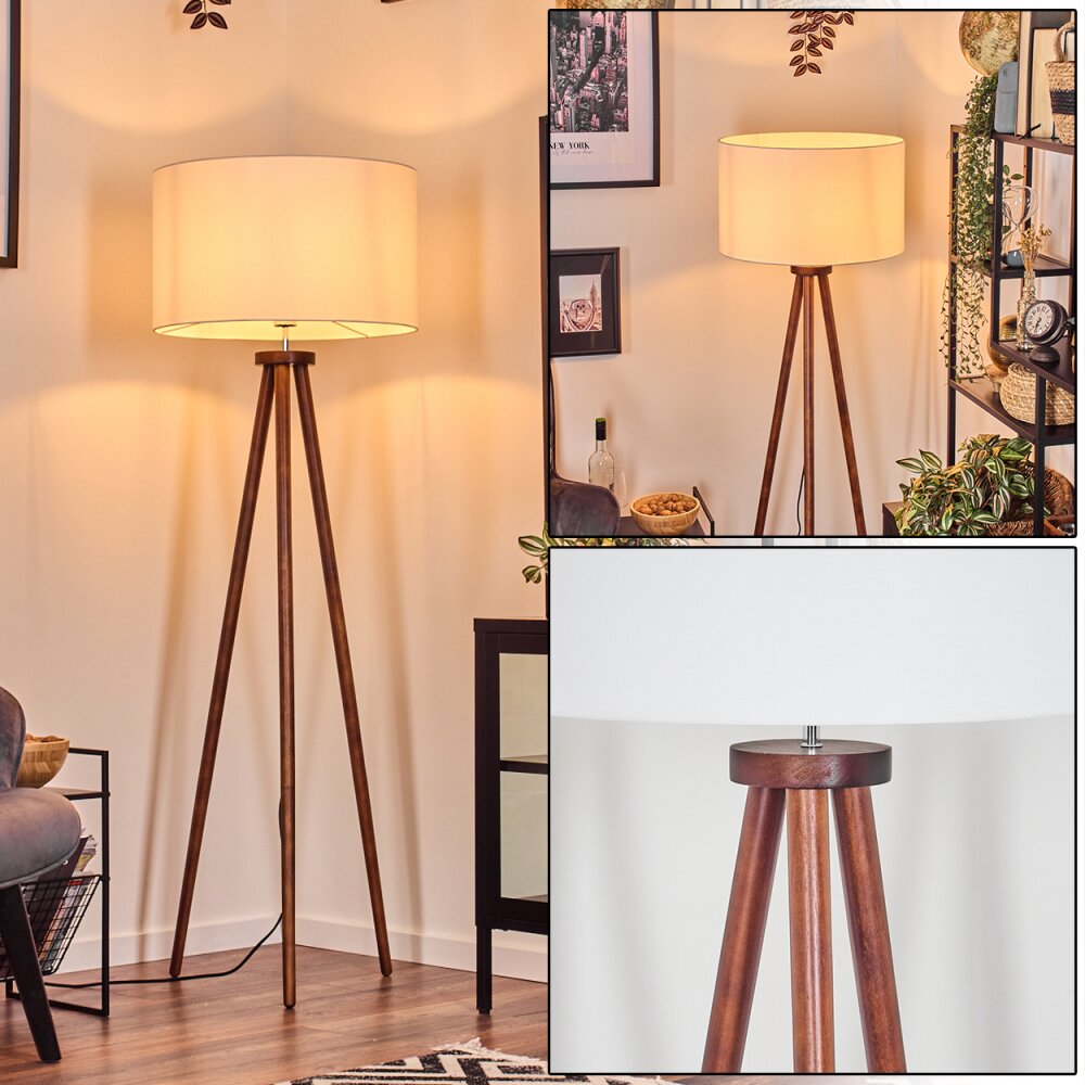 Flemming Stehleuchte Dunkelbraun, 1-flammig main product photo