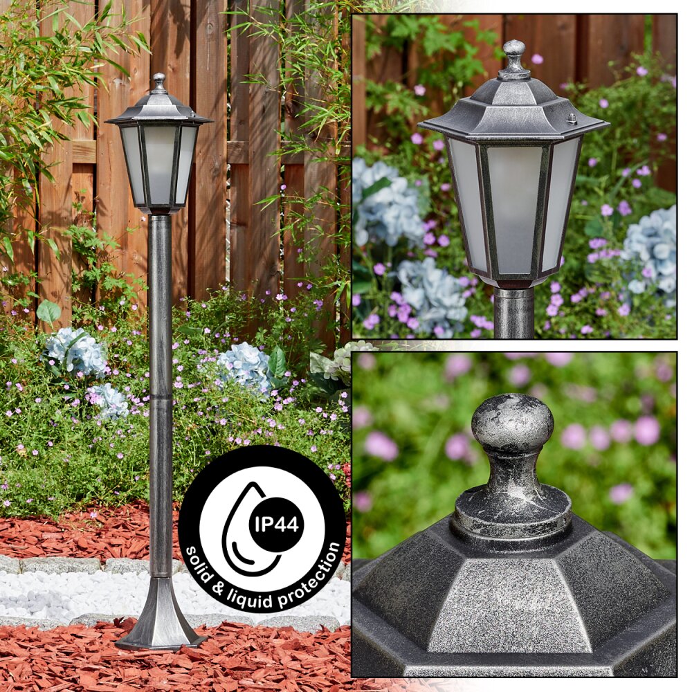 Loria Wegeleuchte Schwarz, Silber, 1-flammig main product photo