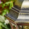 Etoe Wegeleuchte Braun, Gold, 1-flammig, Bewegungsmelder