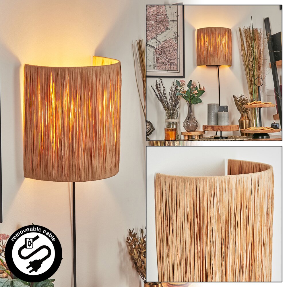 Cardeal Wandleuchte Schwarz, 1-flammig main product photo