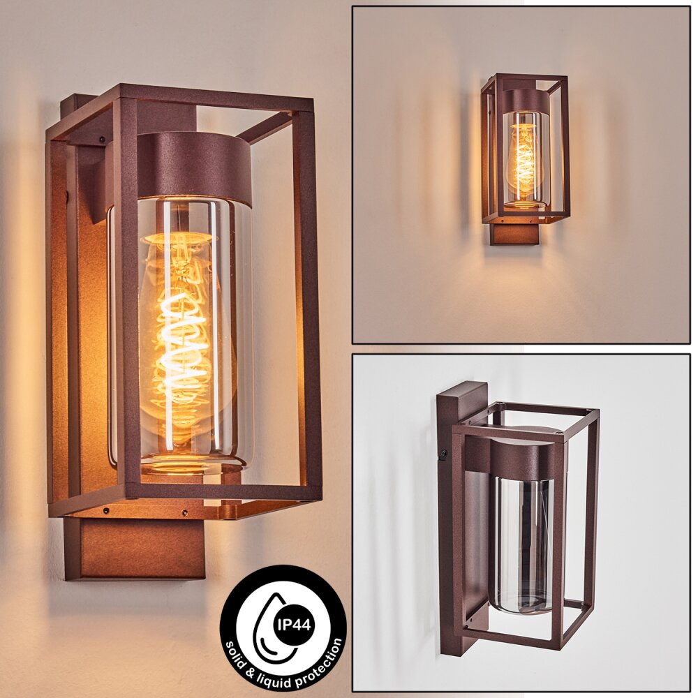 Boucinho Außenwandleuchte Rostfarben, 1-flammig main product photo
