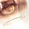 Koyoto Stehleuchte Glas 25 cm Messing, 1-flammig