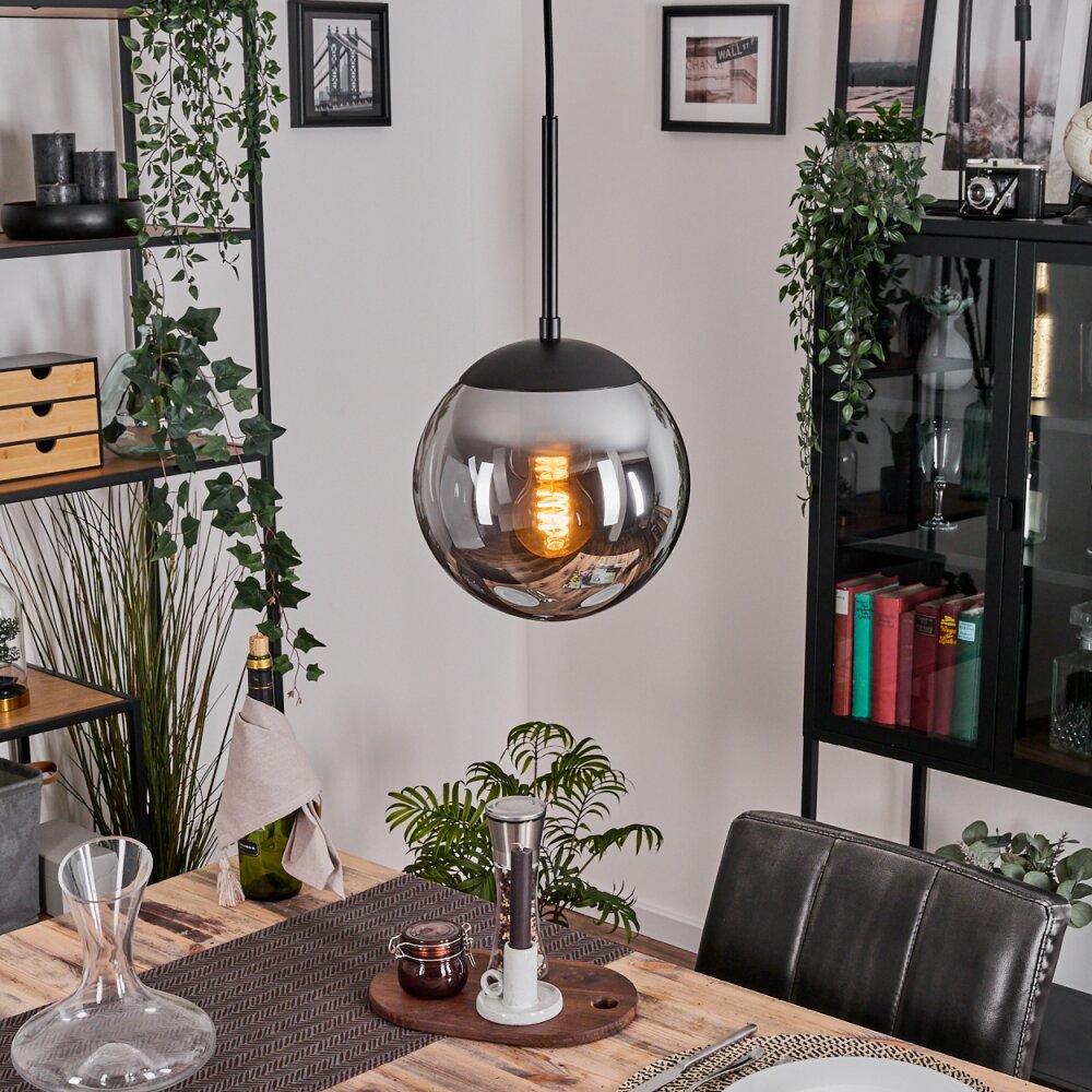 Gastor Hängeleuchte Glas 20 cm Rauchfarben, 1-flammig main product photo