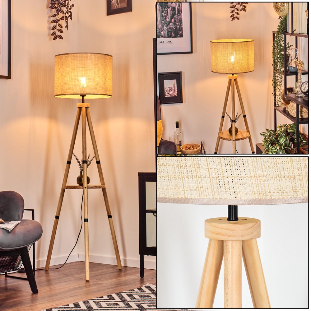 Sabadim Stehleuchte Naturfarben, 1-flammig main product photo