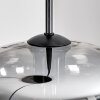 Mertola Hängeleuchte Glas 25 cm, 30 cm, 35 cm Schwarz, 3-flammig