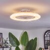 Benasal Deckenventilator mit Beleuchtung Weiß, 1-flammig, Fernbedienung