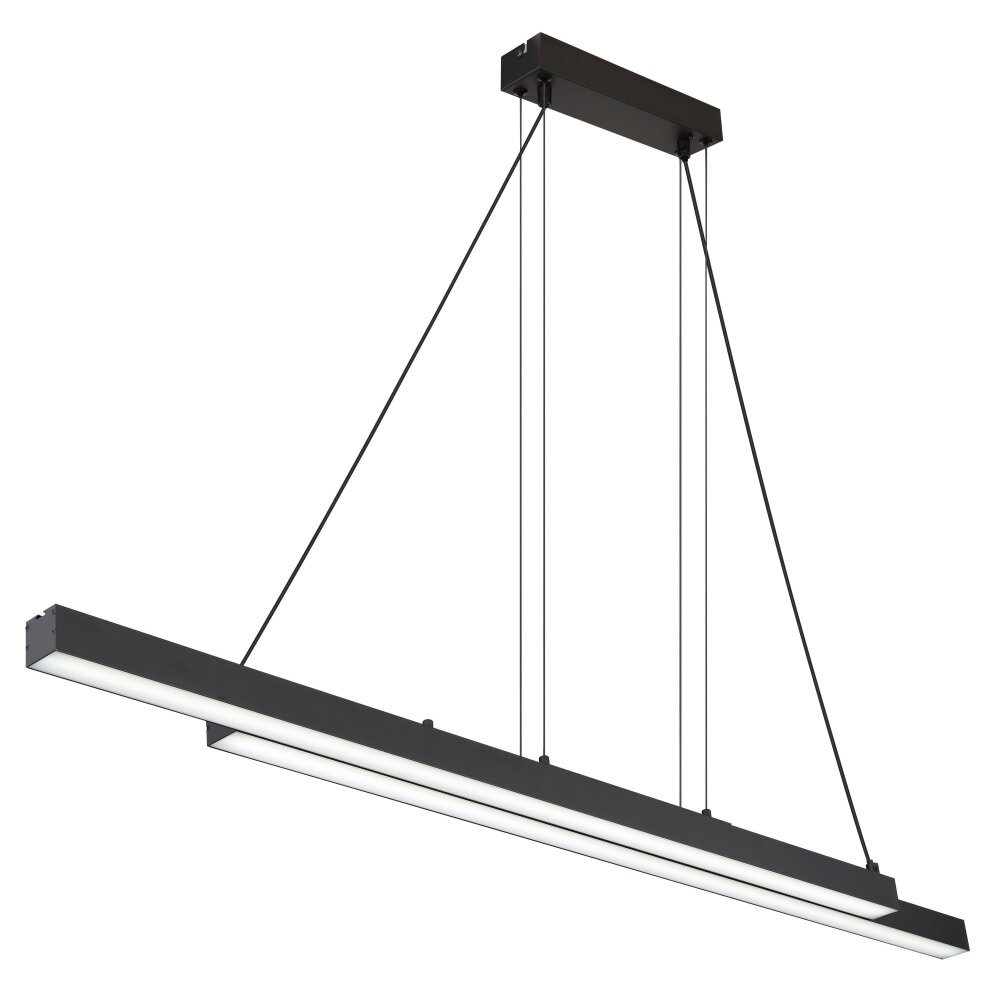 Globo GREKKIE Hängeleuchte LED Schwarz, 1-flammig, Fernbedienung main product photo