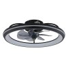 Globo Celeste Deckenventilator LED Schwarz, 1-flammig, Fernbedienung
