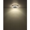 Globo Cirilla Deckenventilator LED Schwarz, 1-flammig, Fernbedienung