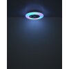Globo Alva Deckenventilator LED Weiß, 1-flammig, Fernbedienung, Farbwechsler