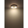 Globo Gatian Deckenventilator LED Dunkelbraun, Weiß, 1-flammig, Fernbedienung