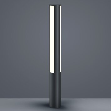 Helestra PIER Pollerleuchte LED Schwarz, 3-flammig